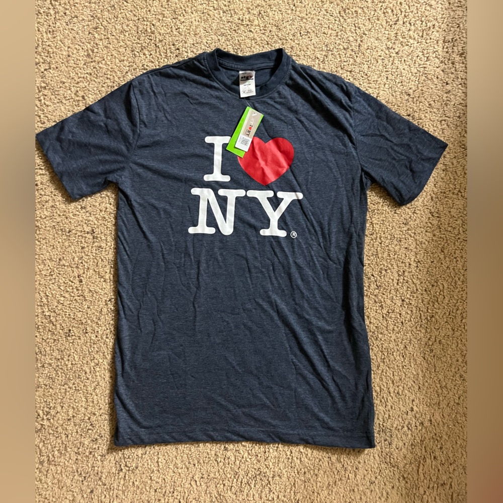 I Love New York Official I ❤️ NY Blue T-shirt  Medium